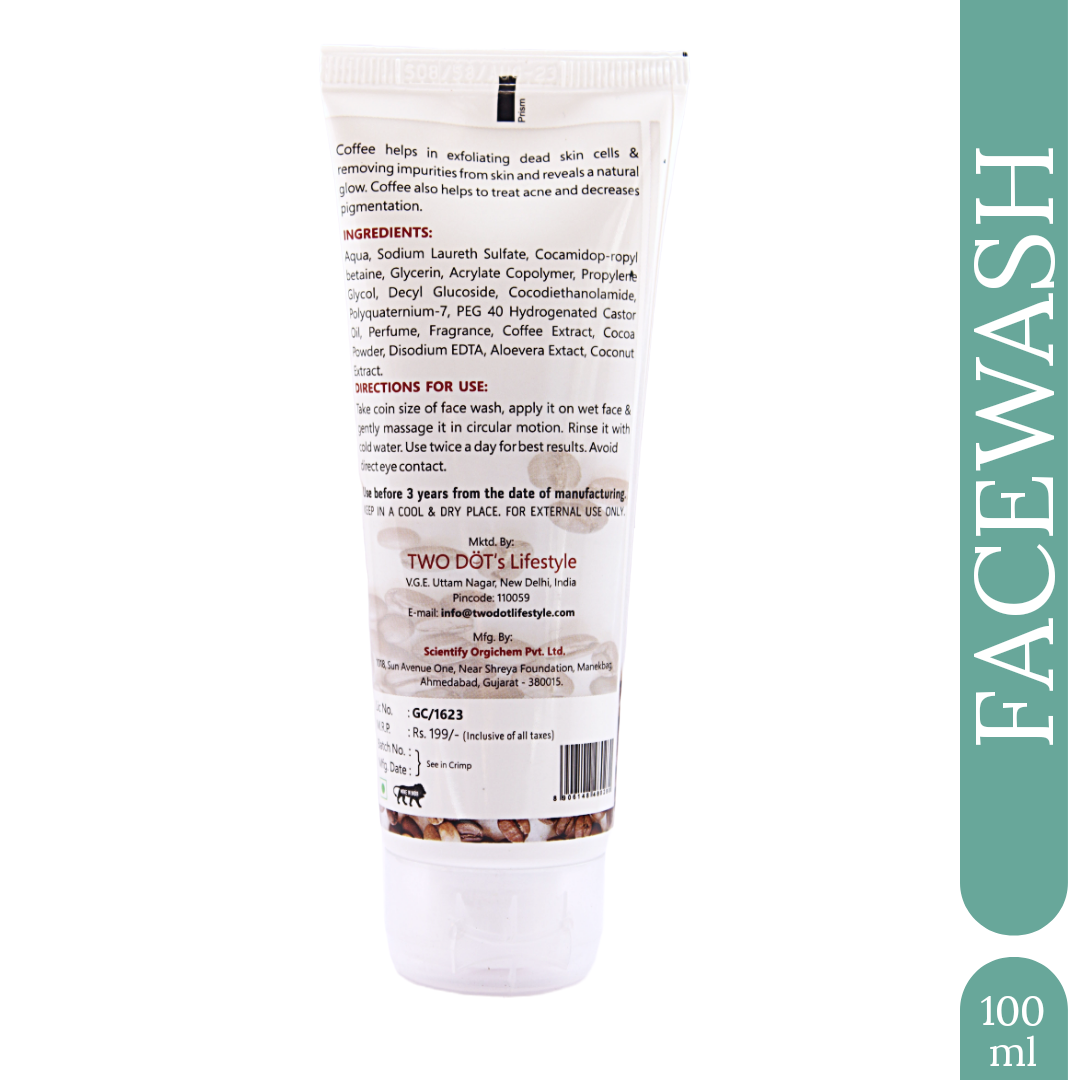 Combo of Two Coffee Nut Facewash and One Canvas Pouch @ Rs. @249/-