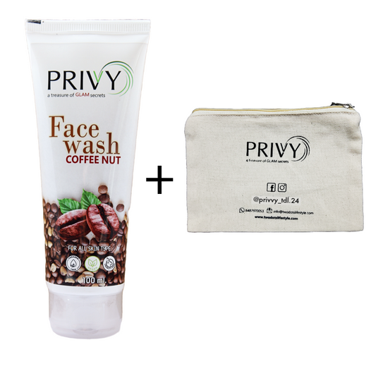 Combo Of Coffee Nut Facewash and Canvas Pouch @ Rs.199/-