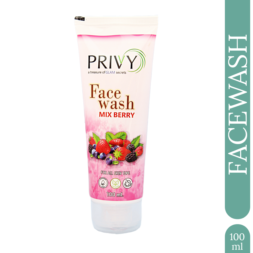 Combo of Mix Berry Facewash and Canvas Pouch @ Rs.199/-